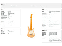 Fender American Vintage II 1957 Maple Fingerboard Vintage Blonde Fender American Vintage II 1957 Maple Fingerboard Vintage Blonde